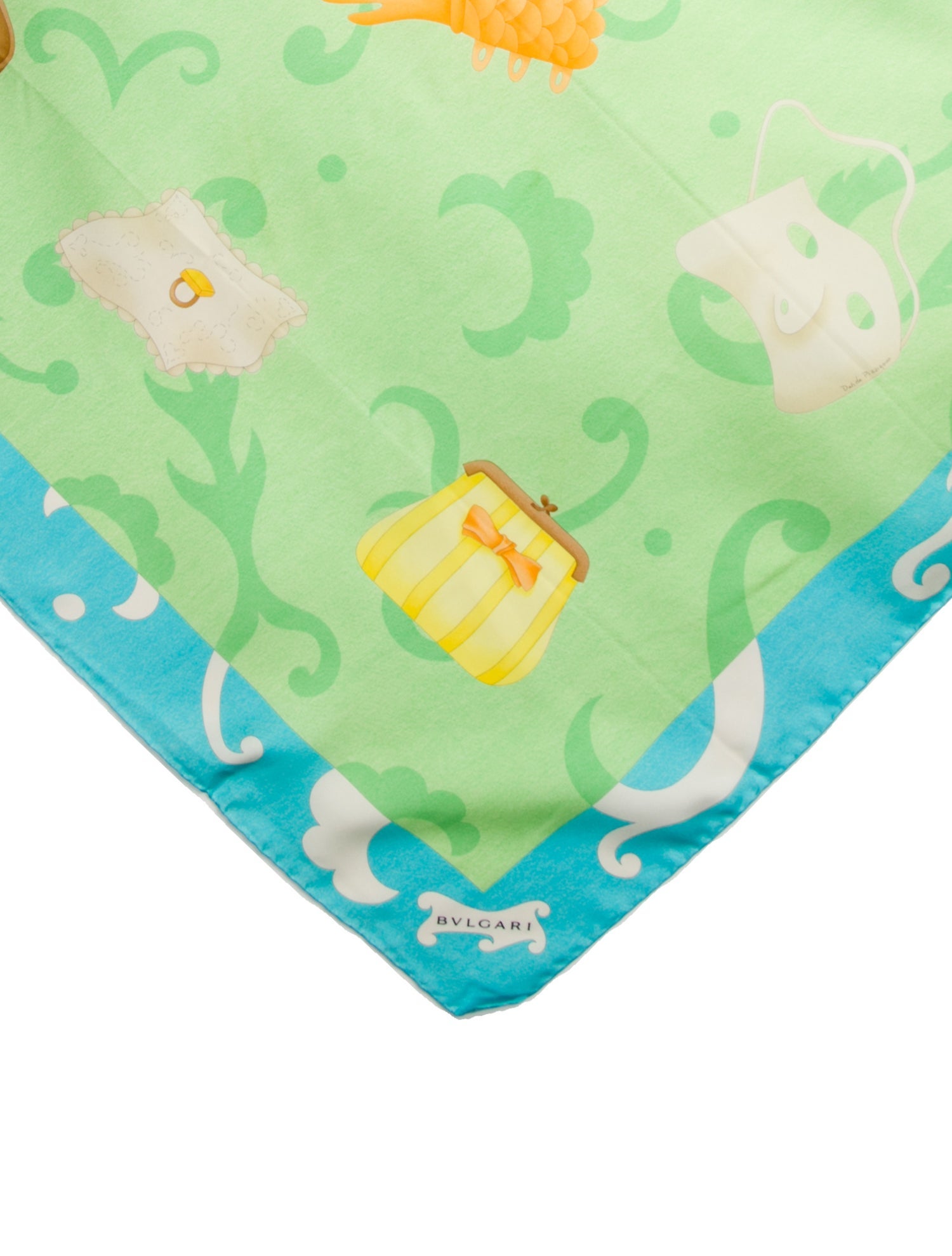 Bvlgari Silk Printed Scarf