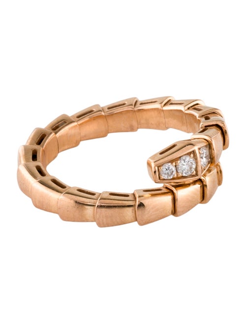 Bvlgari 18K Diamond Serpenti Viper Ring