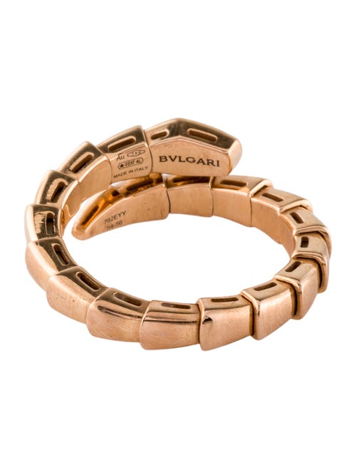 Bvlgari 18K Diamond Serpenti Viper Ring