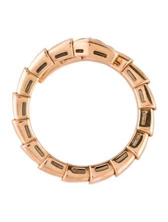 Bvlgari 18K Diamond Serpenti Viper Ring