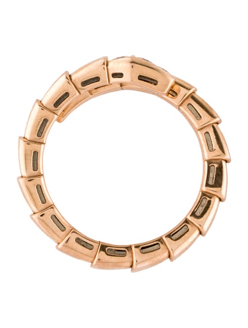 Bvlgari 18K Diamond Serpenti Viper Ring