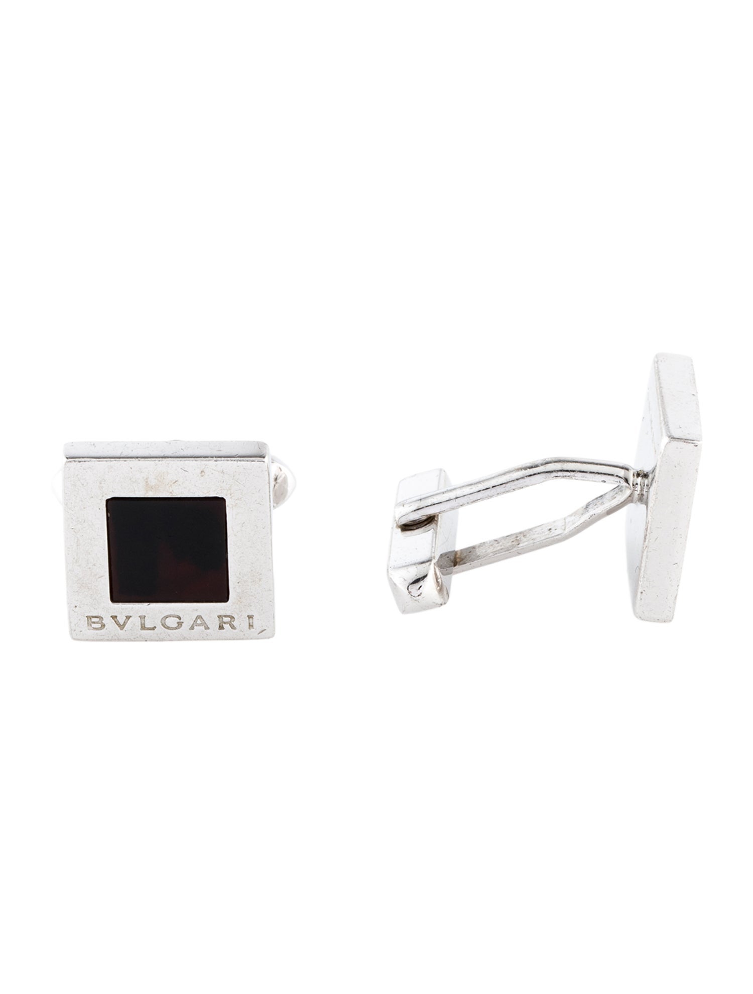 Bvlgari Vintage Onyx Cufflinks