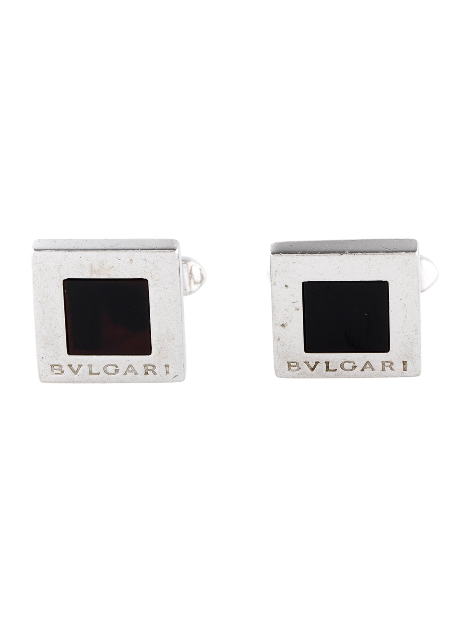 Bvlgari Vintage Onyx Cufflinks