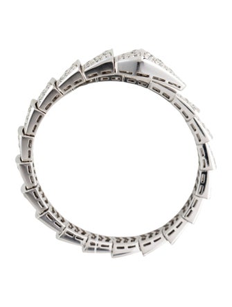 Bvlgari 18K 8.35ctw Diamond Serpenti Viper Bracelet