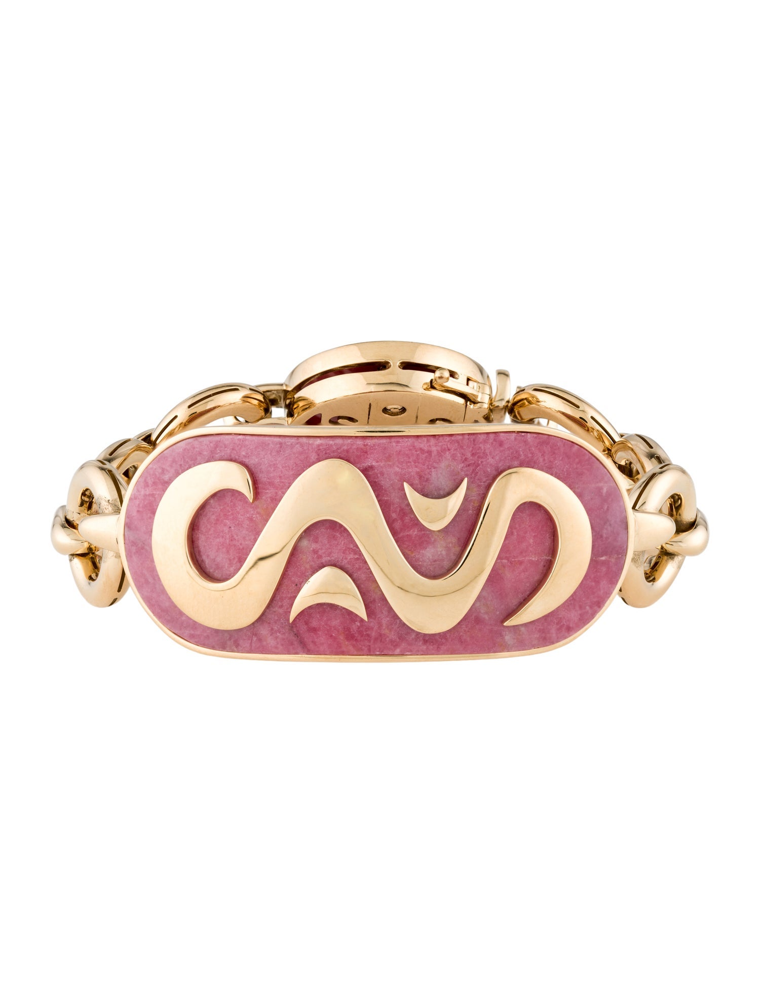 Bvlgari Vintage 18K Rhodonite Bracelet