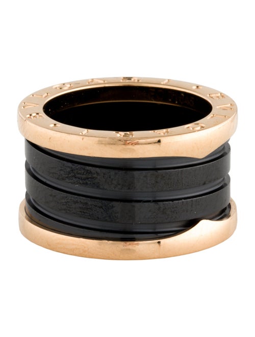 Bvlgari 18K Ceramic B.zero1 Ring