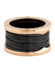 Bvlgari 18K Ceramic B.zero1 Ring
