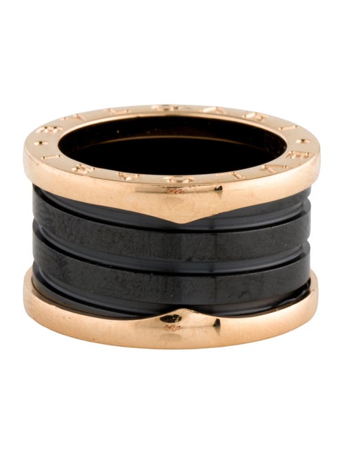 Bvlgari 18K Ceramic B.zero1 Ring