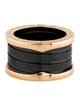 Bvlgari 18K Ceramic B.zero1 Ring
