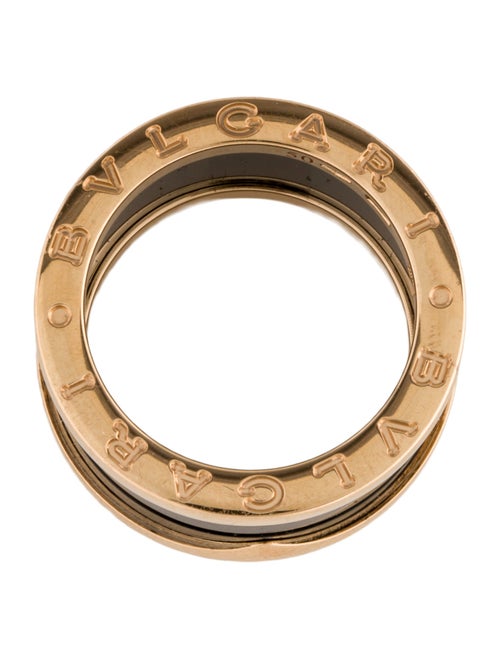 Bvlgari 18K Ceramic B.zero1 Ring