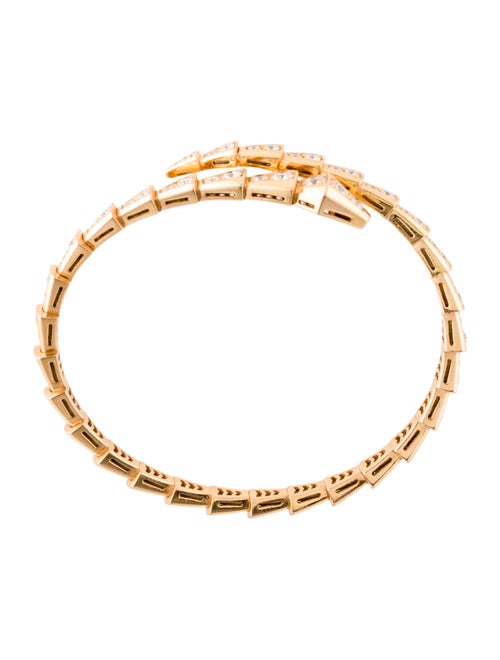 Bvlgari 18K 3.04ctw Diamond Serpenti Viper Bracelet