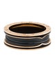 Bvlgari 18K Enamel & Ceramic B.zero1 Ring