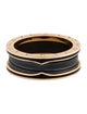 Bvlgari 18K Enamel & Ceramic B.zero1 Ring