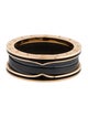 Bvlgari 18K Enamel & Ceramic B.zero1 Ring