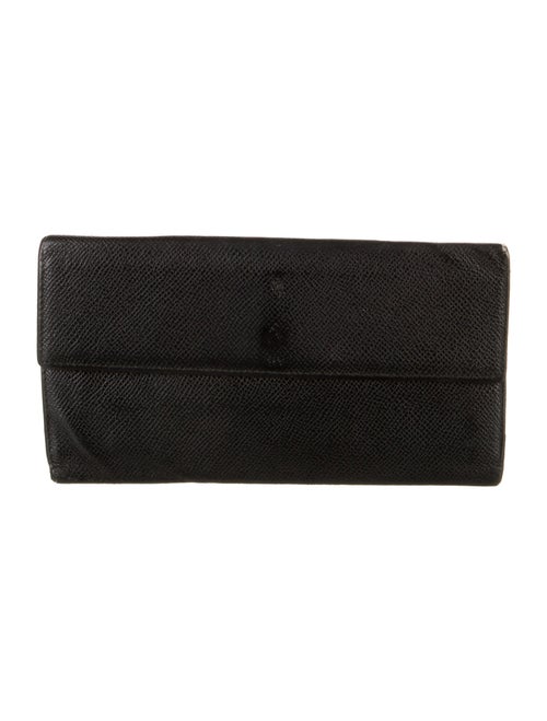 Bvlgari Leather Continental Wallet
