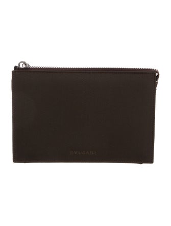 Bvlgari Grosgrain Cosmetic Bag