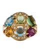 Bvlgari 18K Multi-Stone & Diamond Astrale Ring