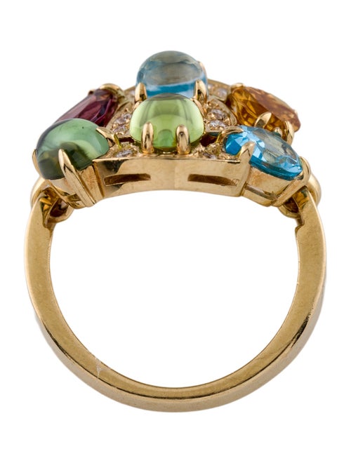 Bvlgari 18K Multi-Stone & Diamond Astrale Ring