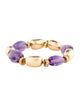 Bvlgari 18K Amethyst & Diamond Mediterranean Eden Bracelet