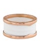 Bvlgari 18K Ceramic B.zero1 Ring