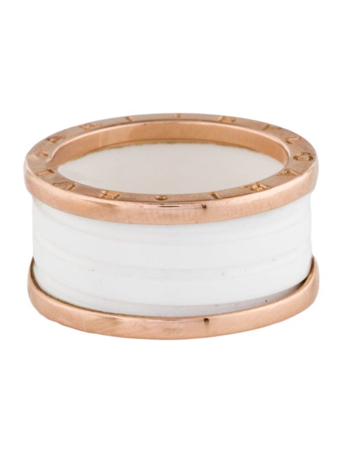 Bvlgari 18K Ceramic B.zero1 Ring