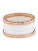 Bvlgari 18K Ceramic B.zero1 Ring
