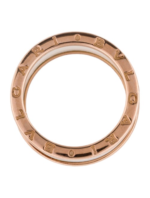Bvlgari 18K Ceramic B.zero1 Ring