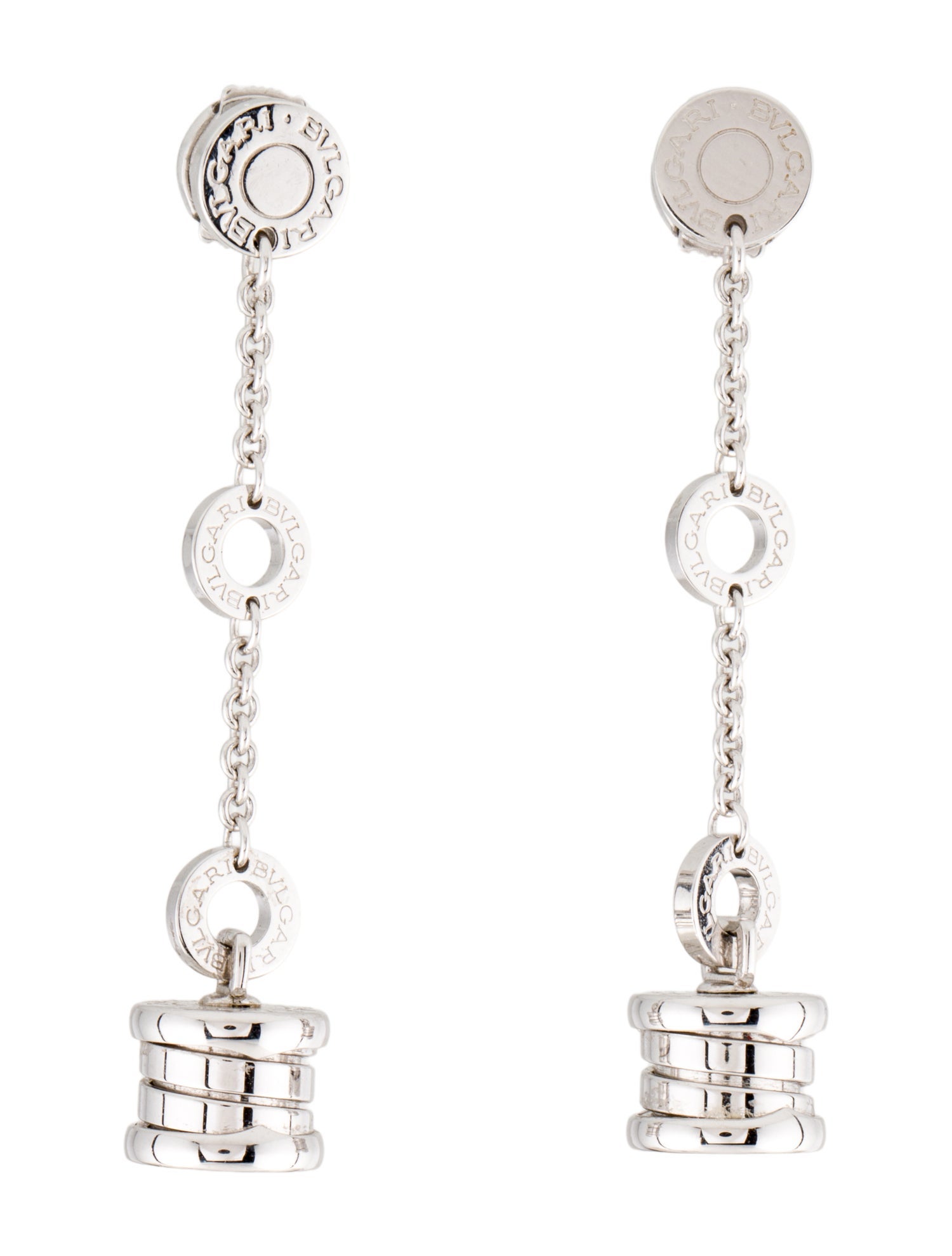 Bvlgari 18K B.zero1 Drop Earrings