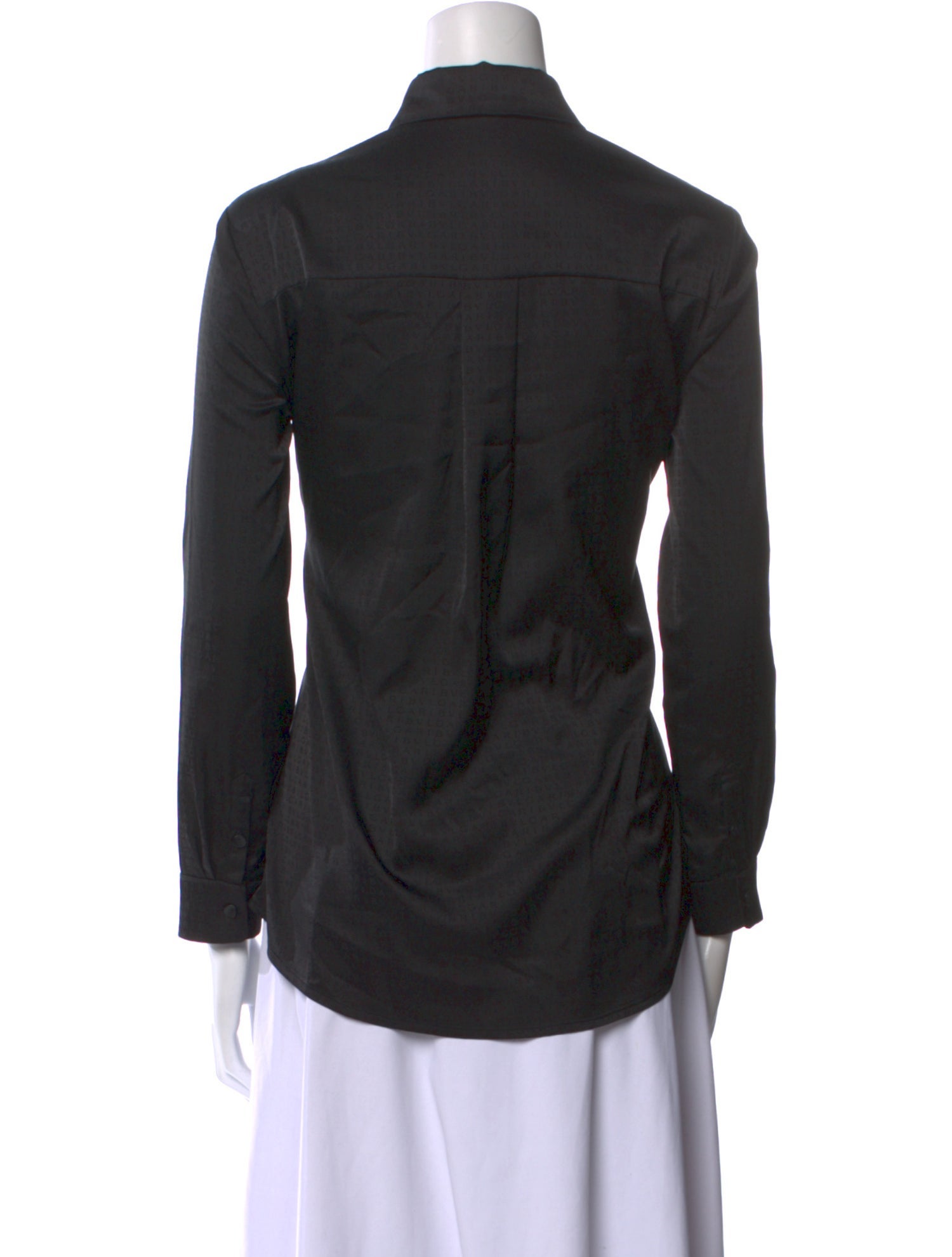 Bvlgari Long Sleeve Button-Up Top