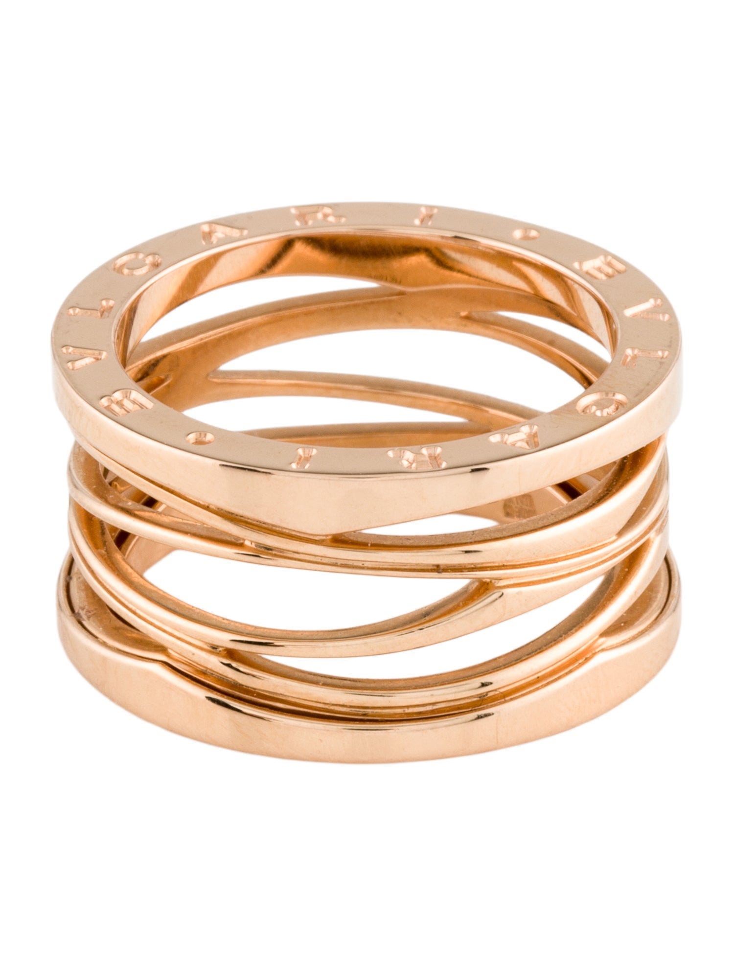 Bvlgari 18K B.zero1 Design Legend Four-Band Ring