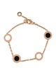 Bvlgari 18K Mother of Pearl & Onyx Bracelet