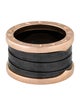 Bvlgari 18K Ceramic B.zero1 Ring