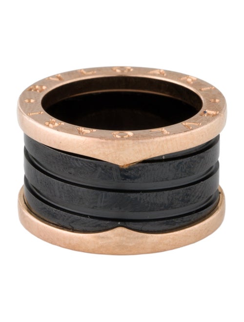 Bvlgari 18K Ceramic B.zero1 Ring