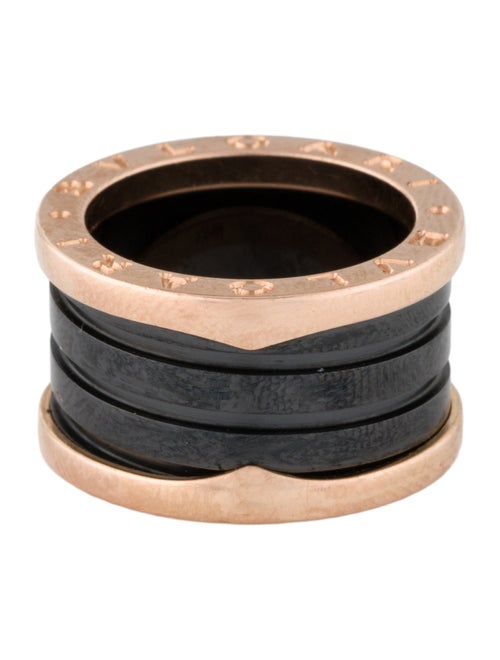 Bvlgari 18K Ceramic B.zero1 Ring