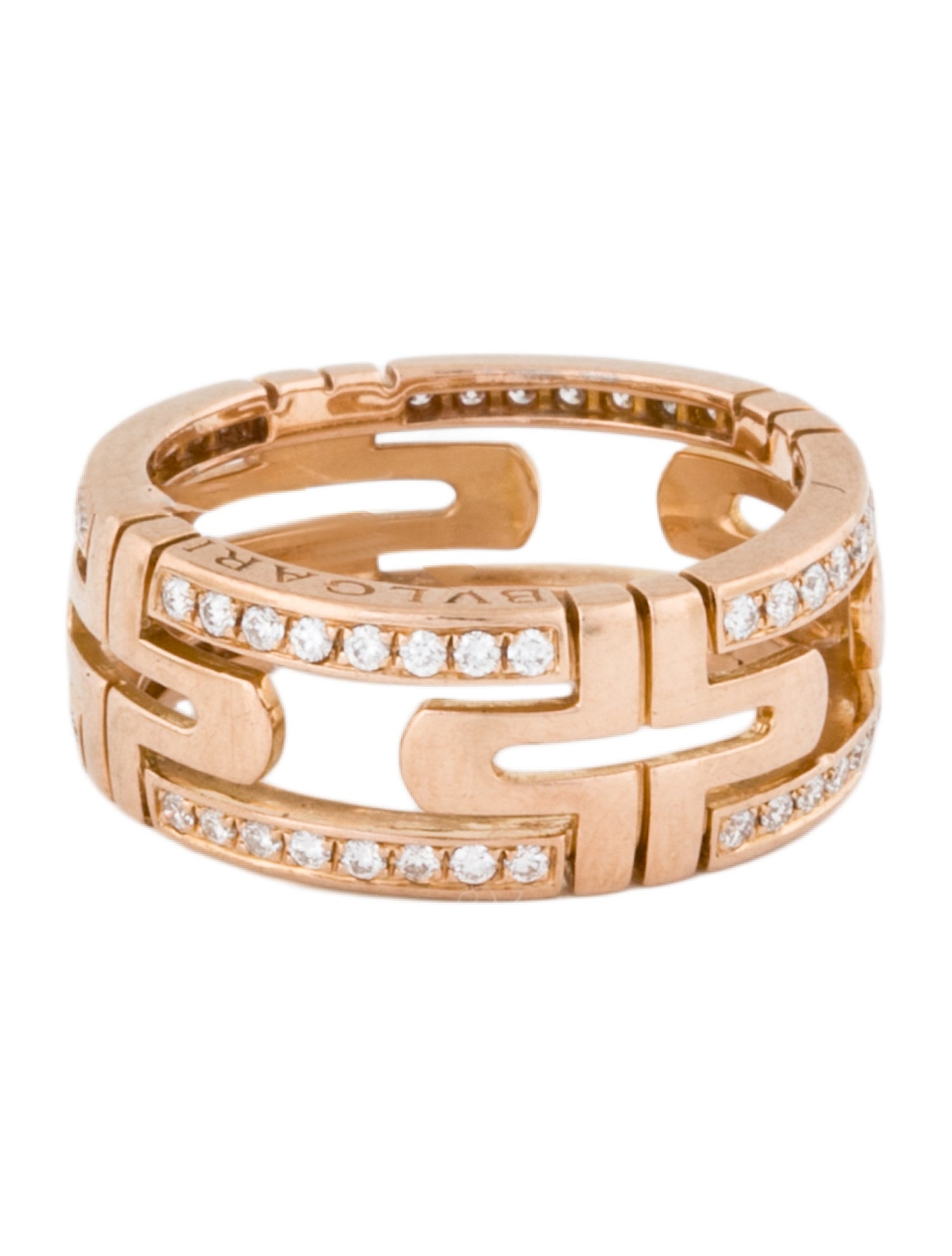 Bvlgari 18K Diamond Parentesi Band