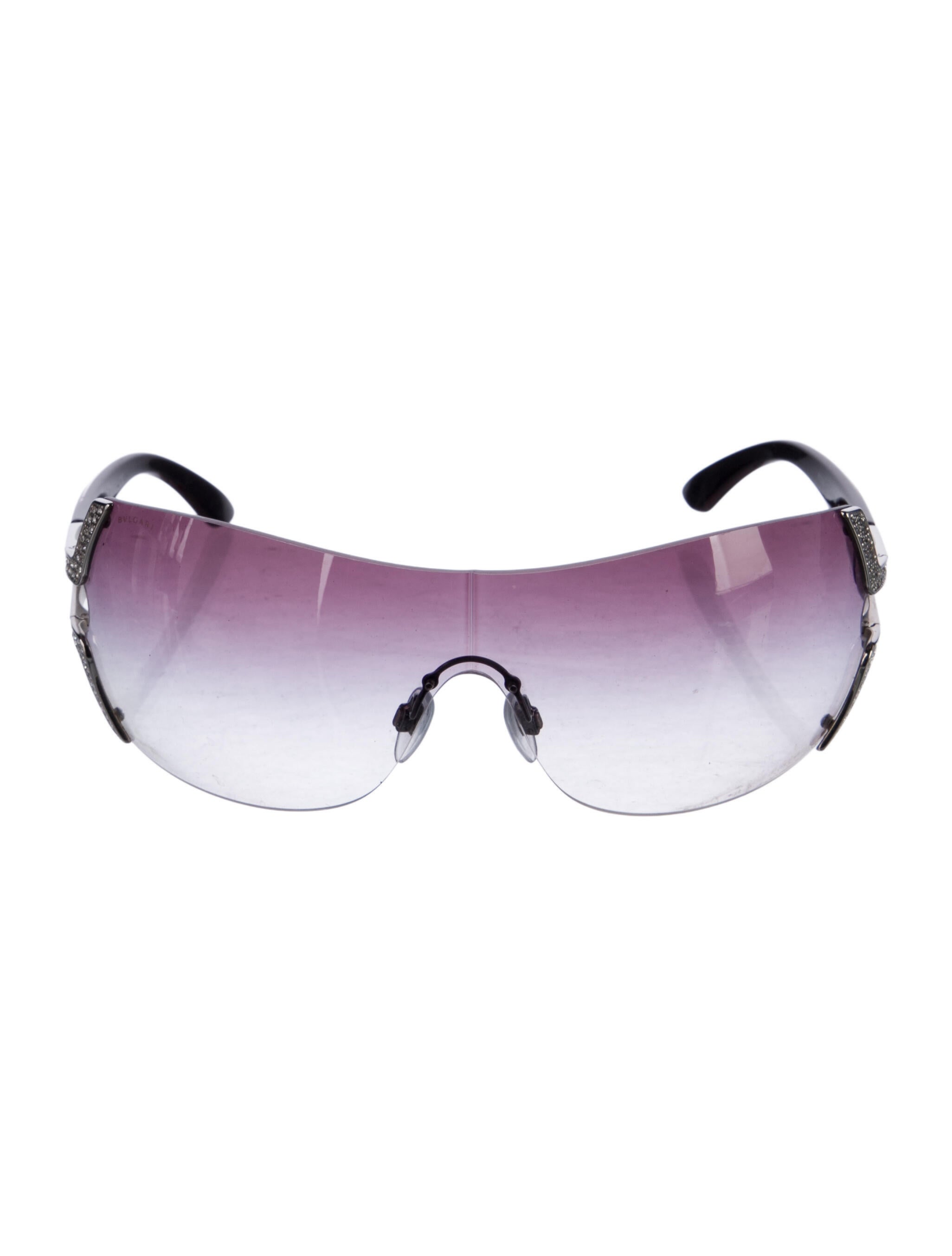 Bvlgari Shield Gradient Sunglasses