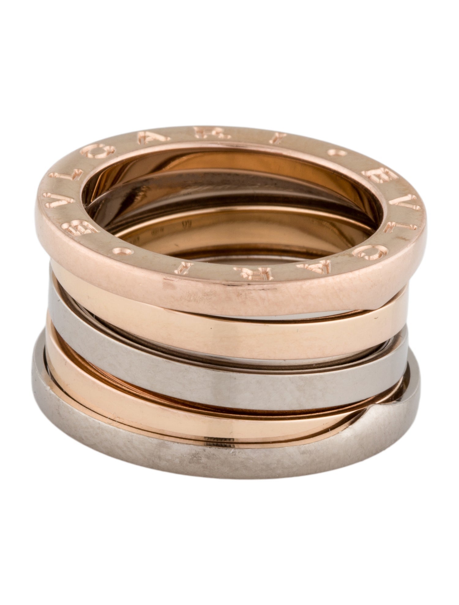 Bvlgari Two-Tone B.zero 1 Ring