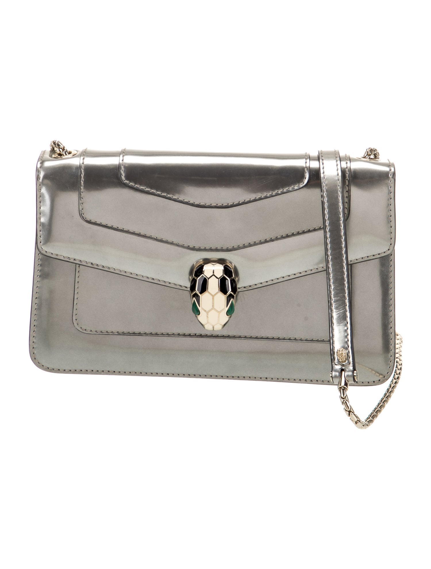 Bvlgari Patent Leather Crossbody Bag