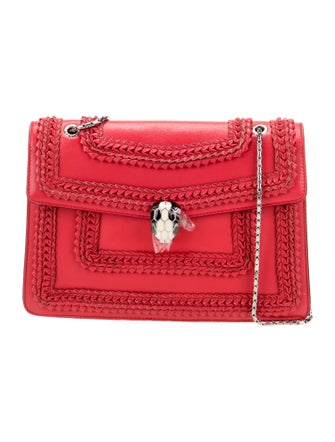 Bvlgari Leather Shoulder Bag