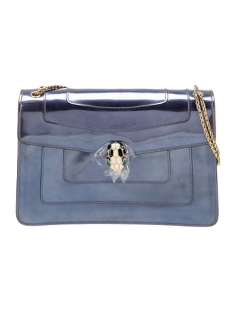 Bvlgari Patent Leather Shoulder Bag