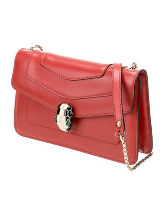 Bvlgari Leather Crossbody Bag