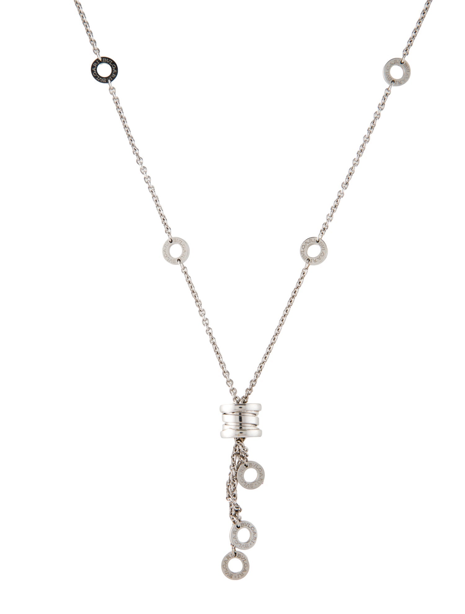 Bvlgari 18K B.zero1 Tassel Lavalier Necklace
