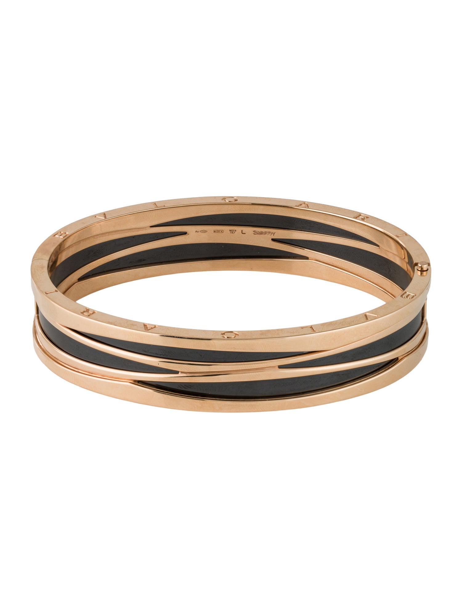 Bvlgari 18K Ceramic Zaha Hadid B.Zero1 Design Legend Bracelet