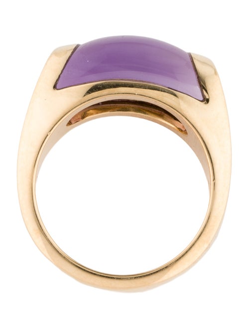 Bvlgari 18K Amethyst Tronchetto Ring