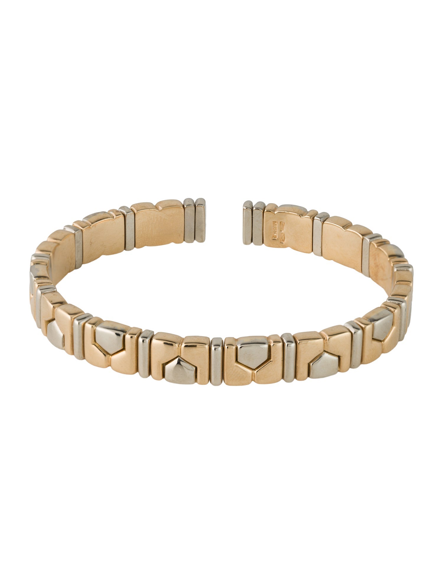 Bvlgari Vintage 18K Two-Tone Cuff