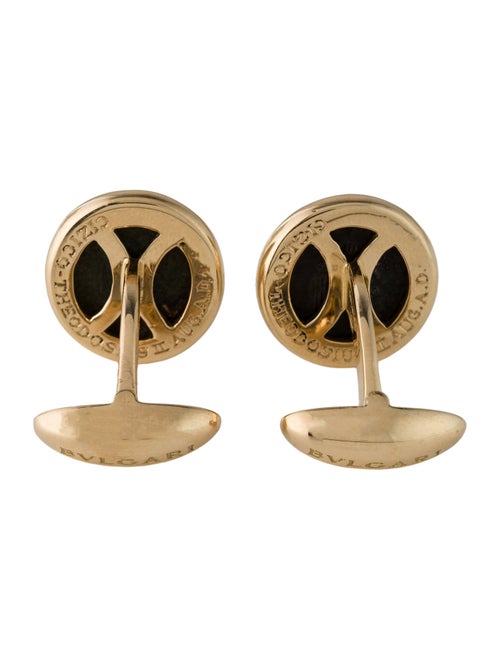 Bvlgari 18K Ancient Coin Theodosius Monete Cufflinks