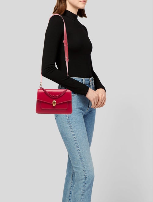 Bvlgari Leather Serpenti Forever Maxi Chain