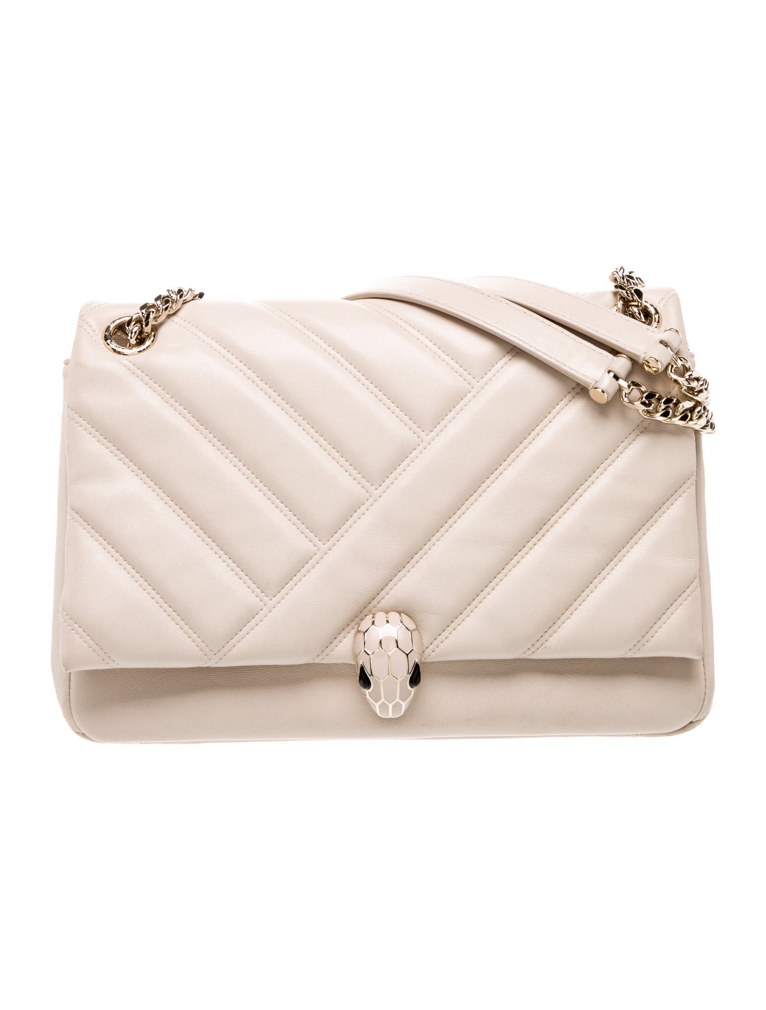 Bvlgari Leather Serpenti Cabochon