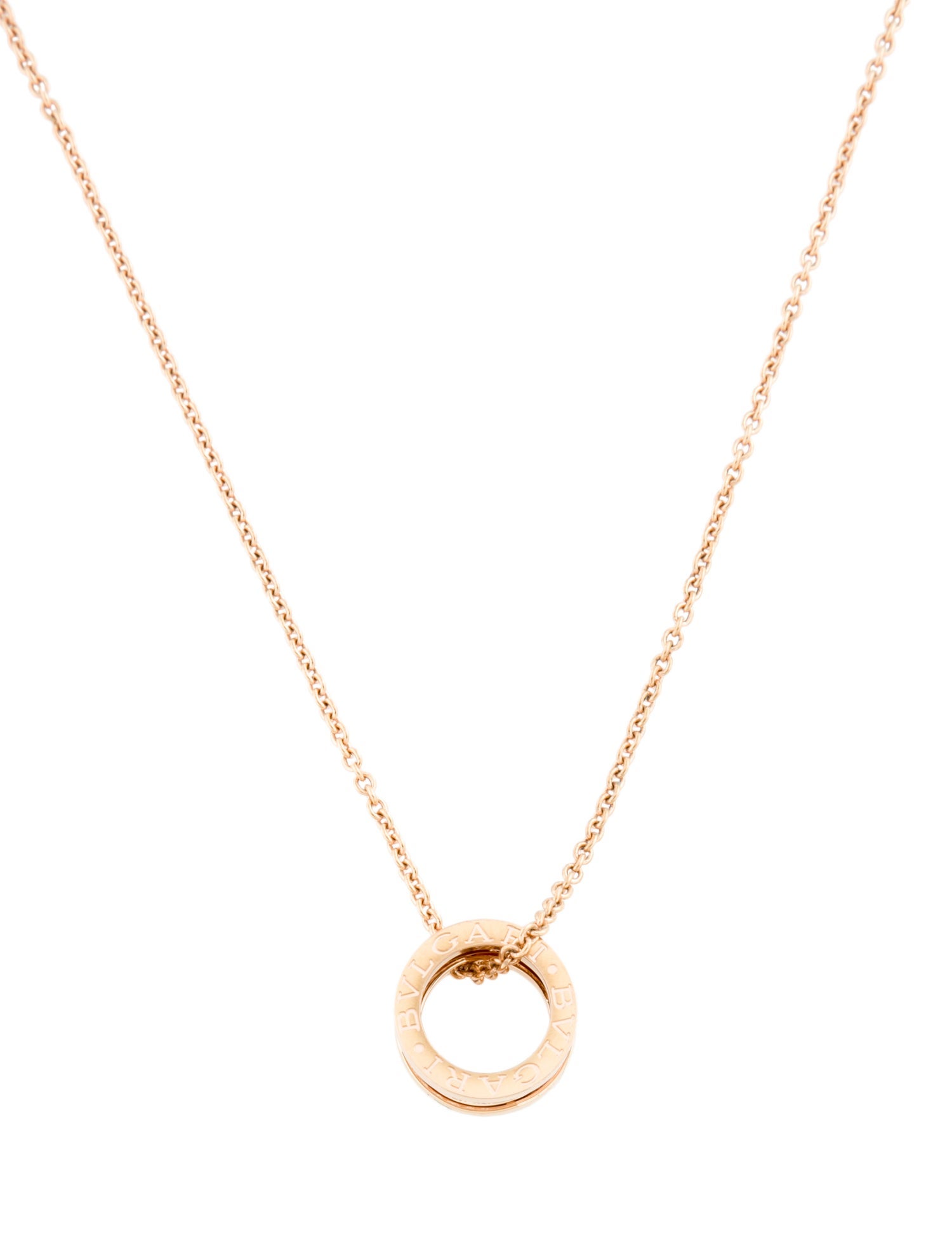 Bvlgari 18K Diamond B.Zero1 Pendant Necklace