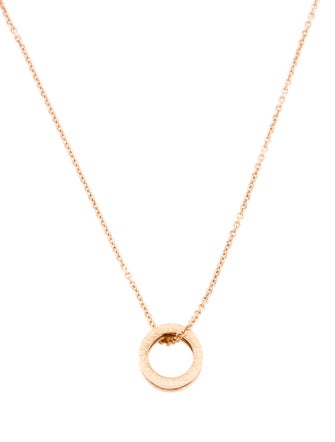 Bvlgari 18K Diamond B.Zero1 Pendant Necklace
